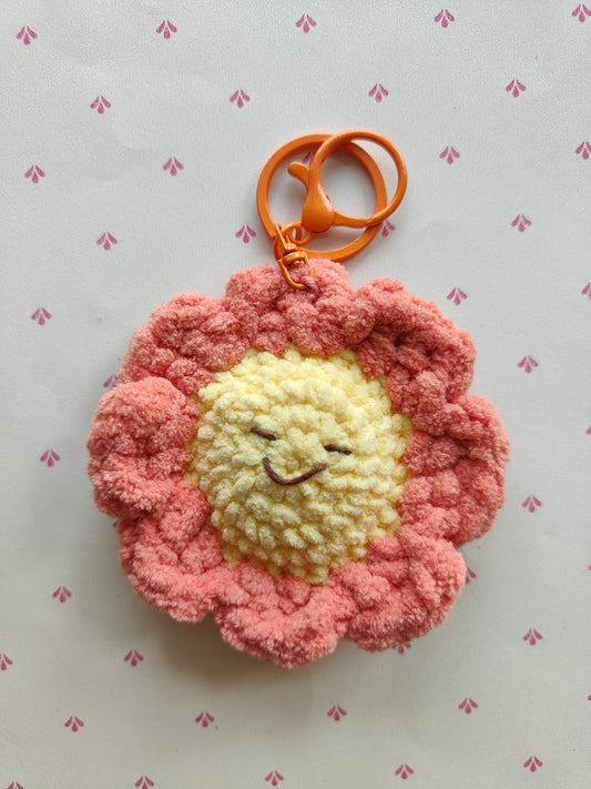Peachy Sun Bag Charm