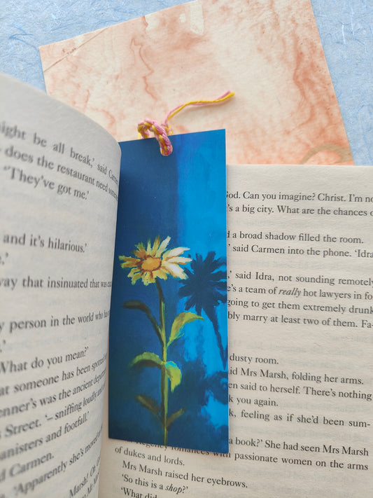 Blue wall Bookmark