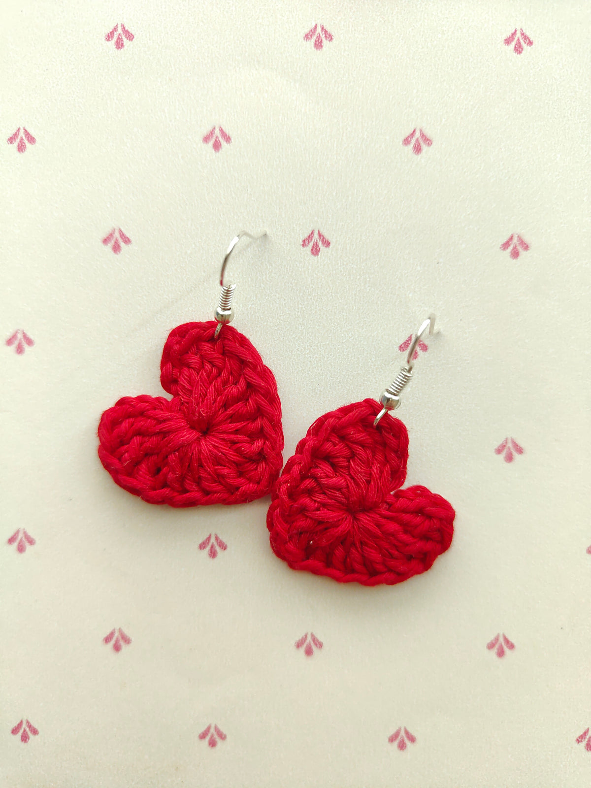 Red Heart Earrings