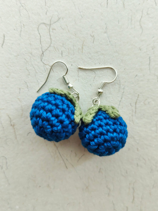 Blueberry earrings