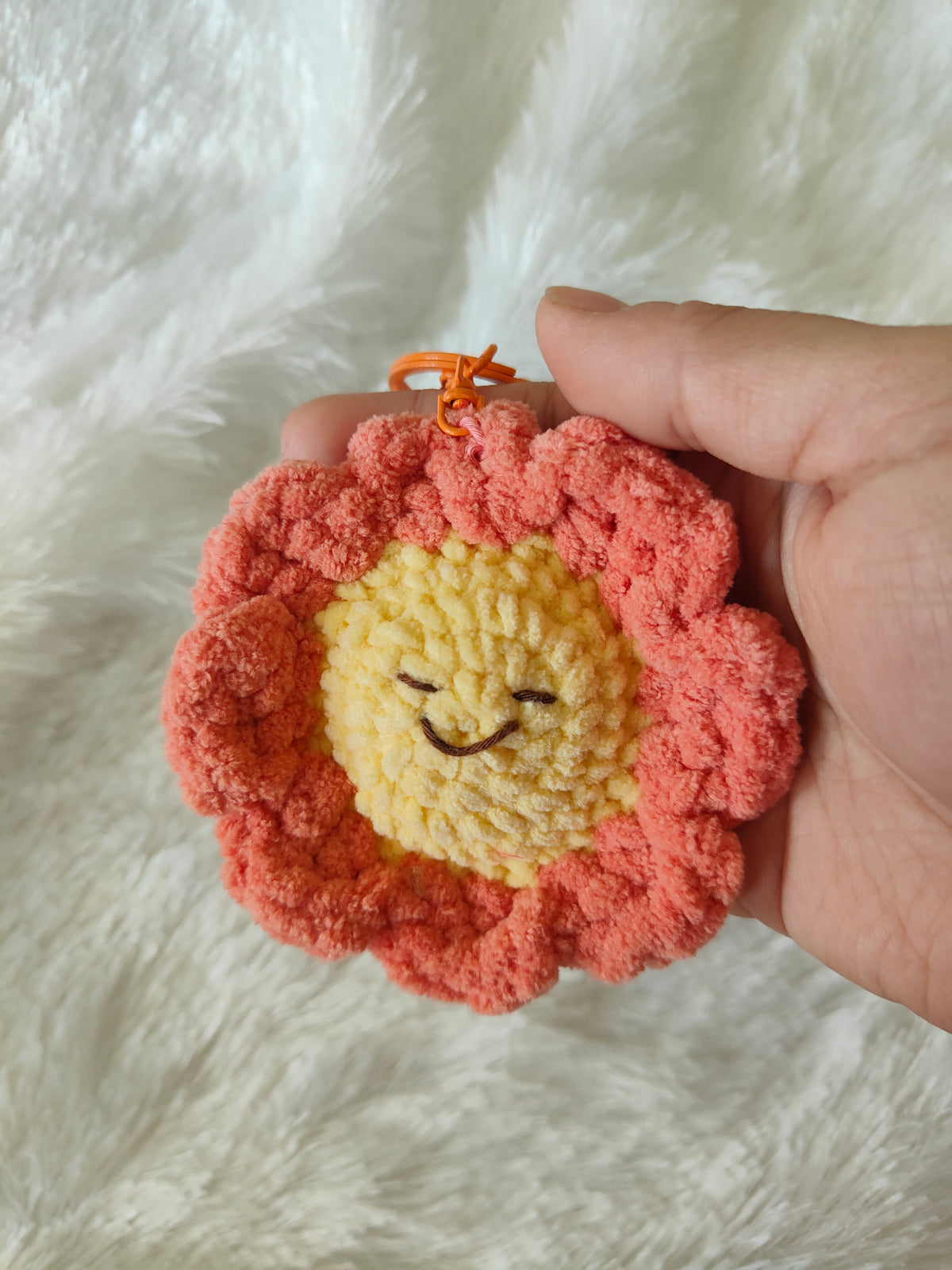 Peachy Sun Bag Charm