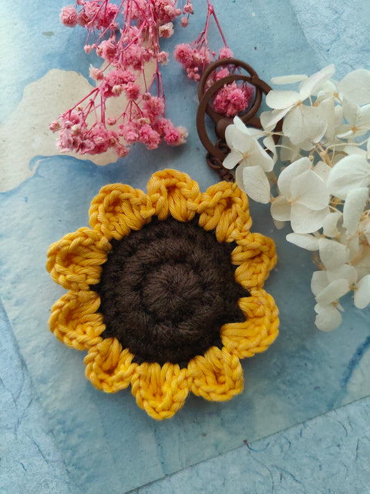 Sunflower Bag Charm