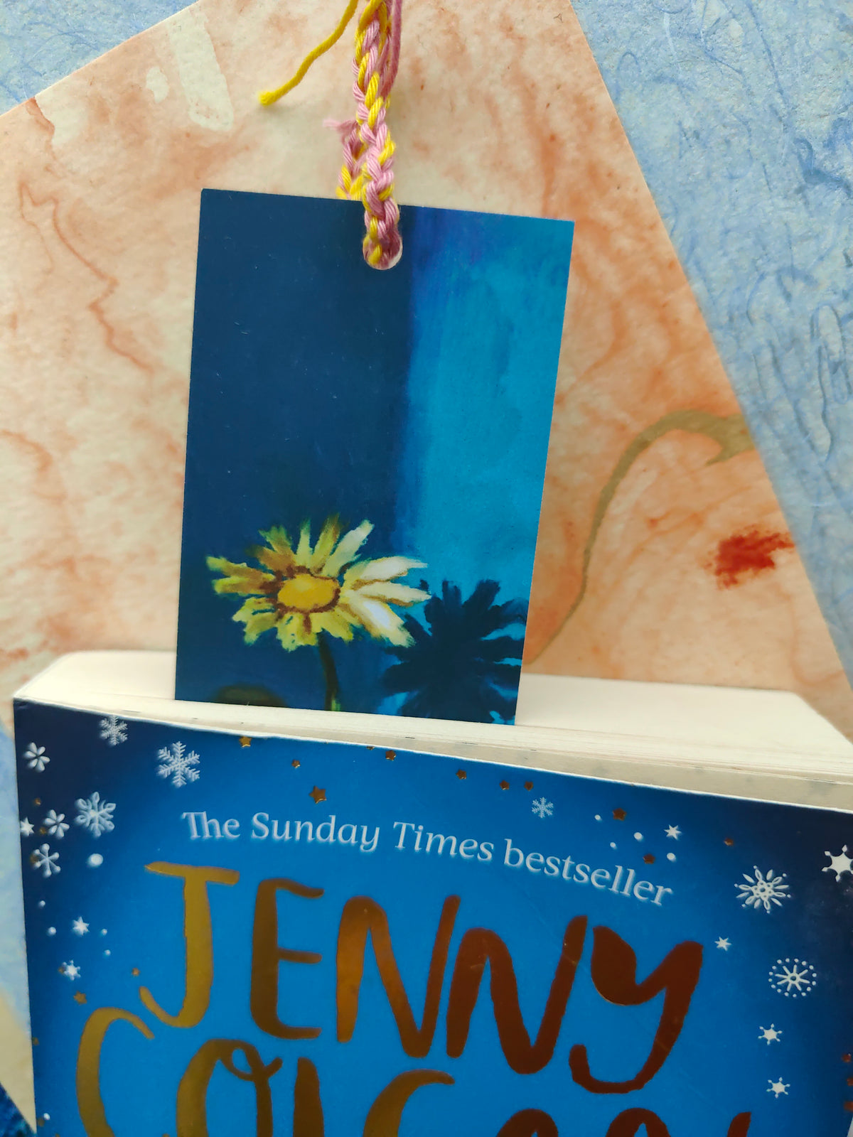 Blue wall Bookmark