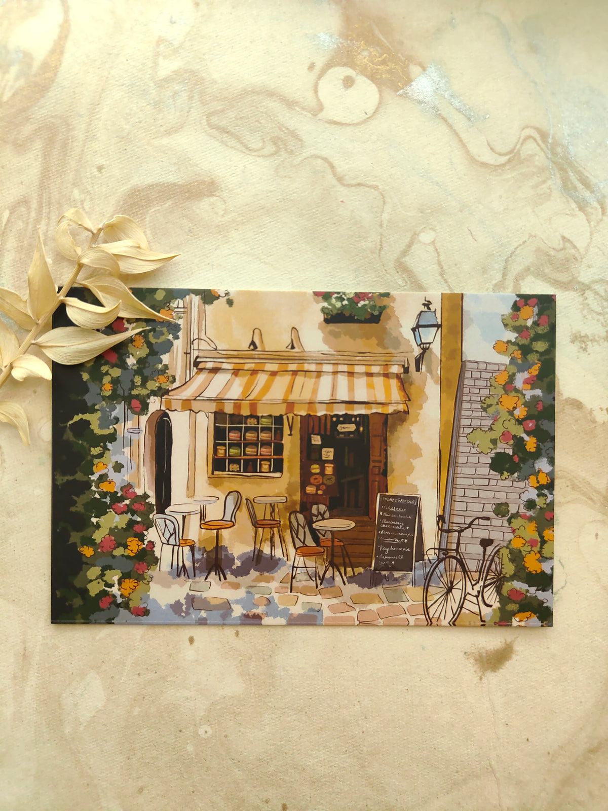 Cobblestone Postcard