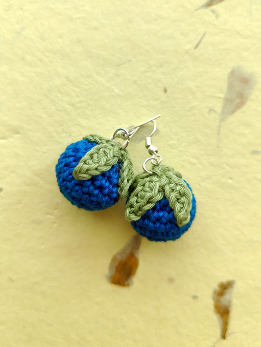 Blueberry earrings
